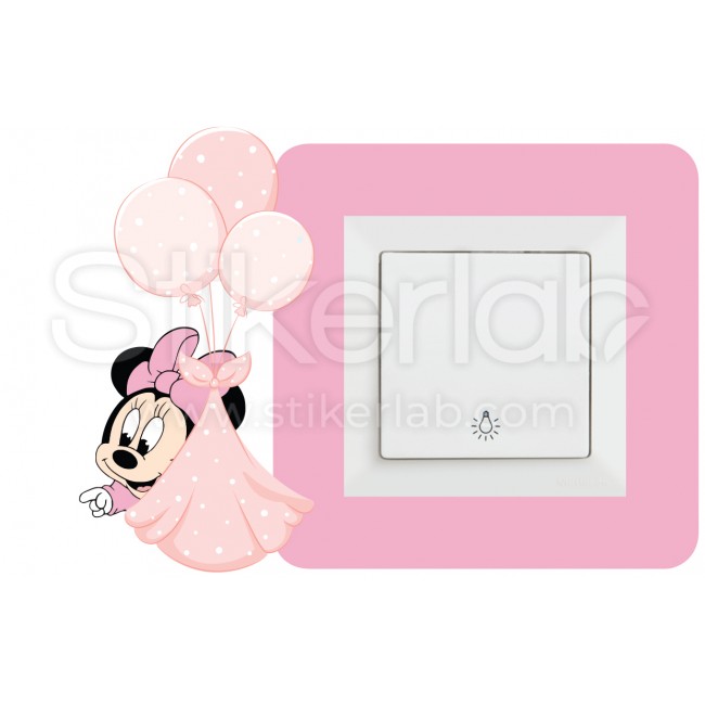 Minnie 5 stiker oko prekidaca